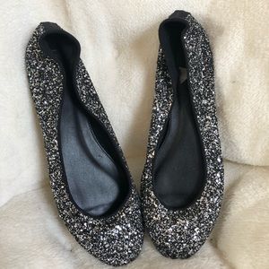J. Crew Glitterati Glitter Flats